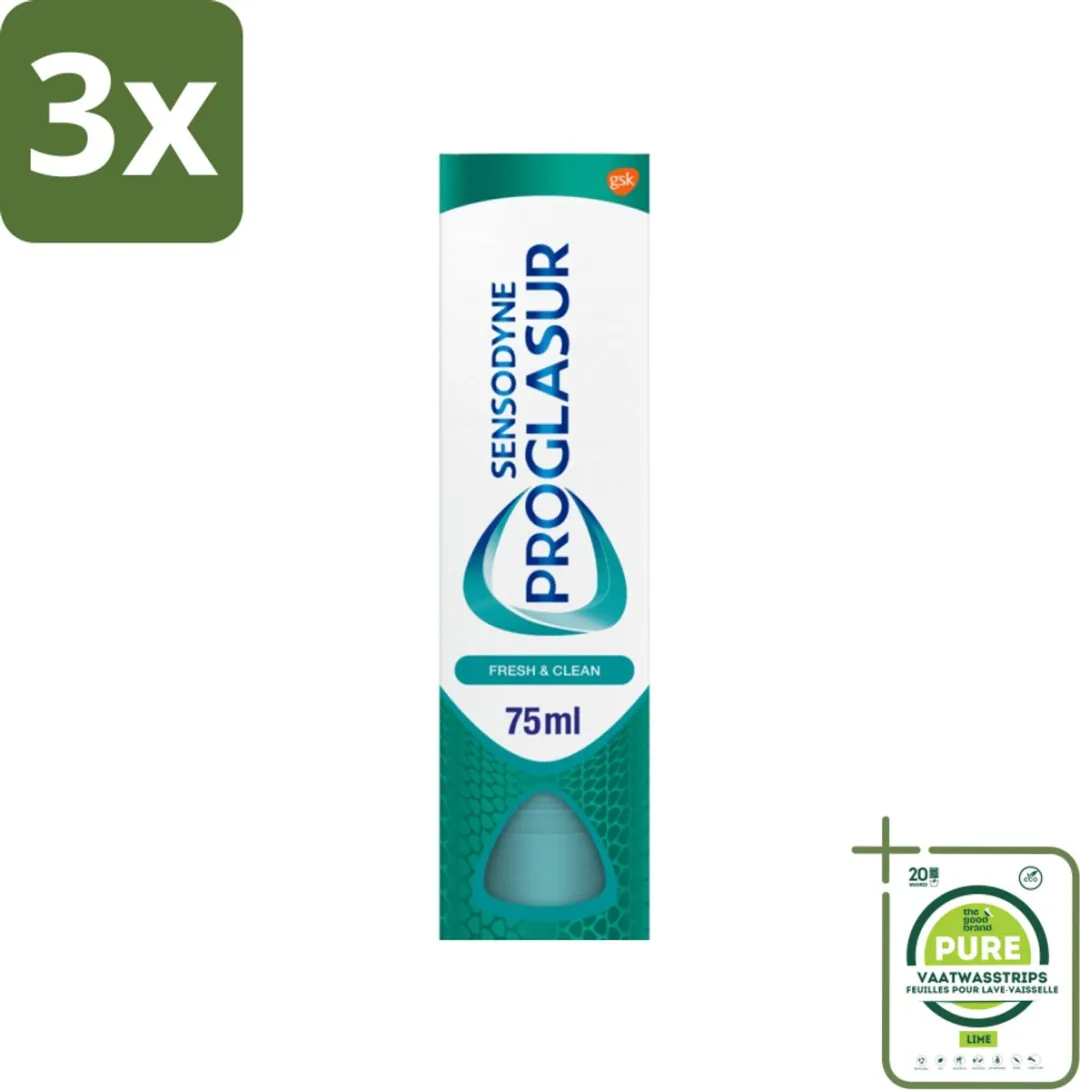Sensodyne Proglasur Fresh & Clean Tandpasta 225ml