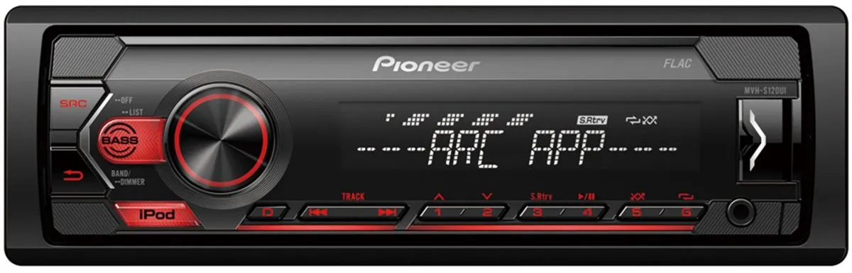 Pioneer MVH-S120UI Autoradio - 50W - Zwart