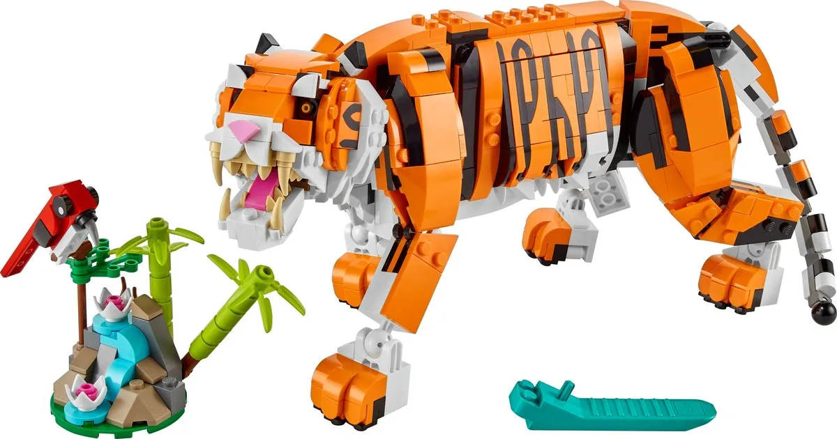 LEGO Creator 3-in-1 Grote Tijger 31129 - 755 Stukken