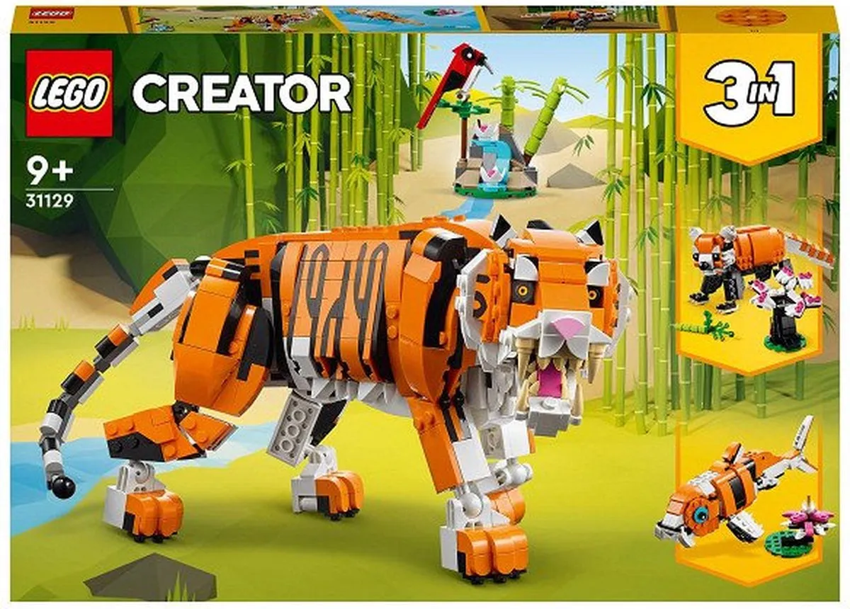 LEGO Creator 3-in-1 Grote Tijger 31129 - 755 Stukken