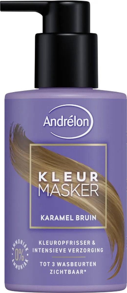 Andrélon Kleurmasker Karamel Bruin 200ml