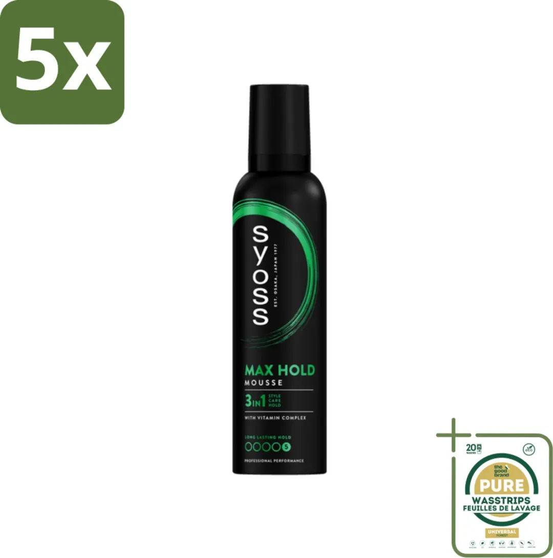 Syoss Max Hold Haarmousse 1250ml