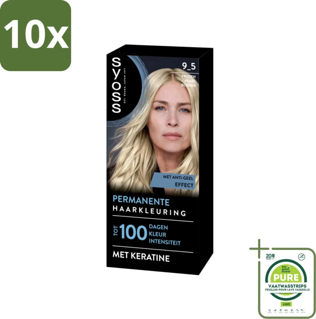SYOSS Coloration 9-5 Frozen Pearl Blonde Haarverf 1150ml
