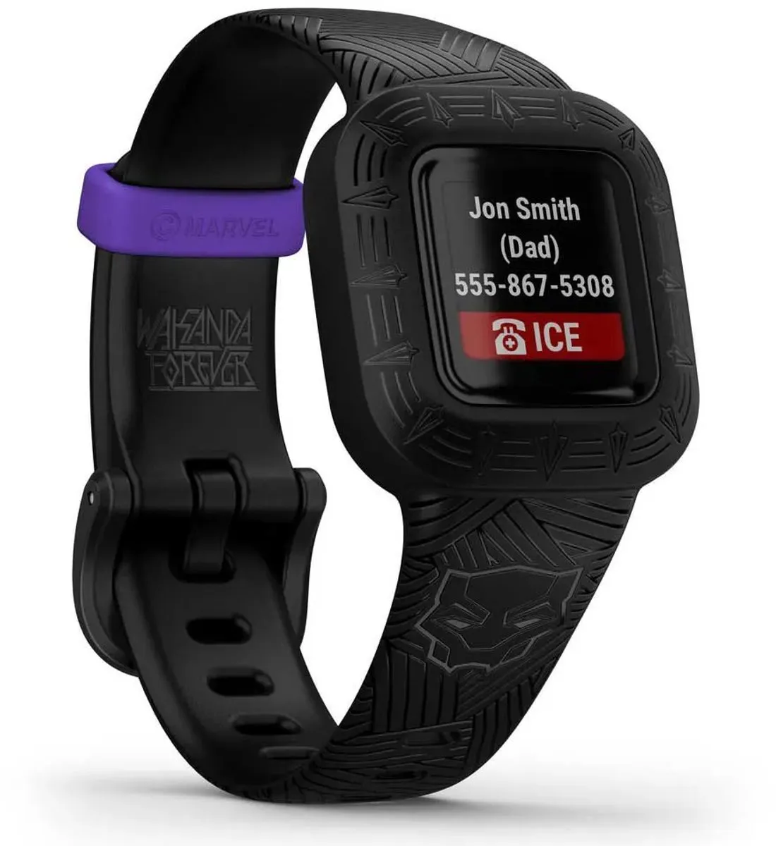 Garmin Vivofit Junior 3 Activity Tracker - Black Panther - afbeelding 6 van 6