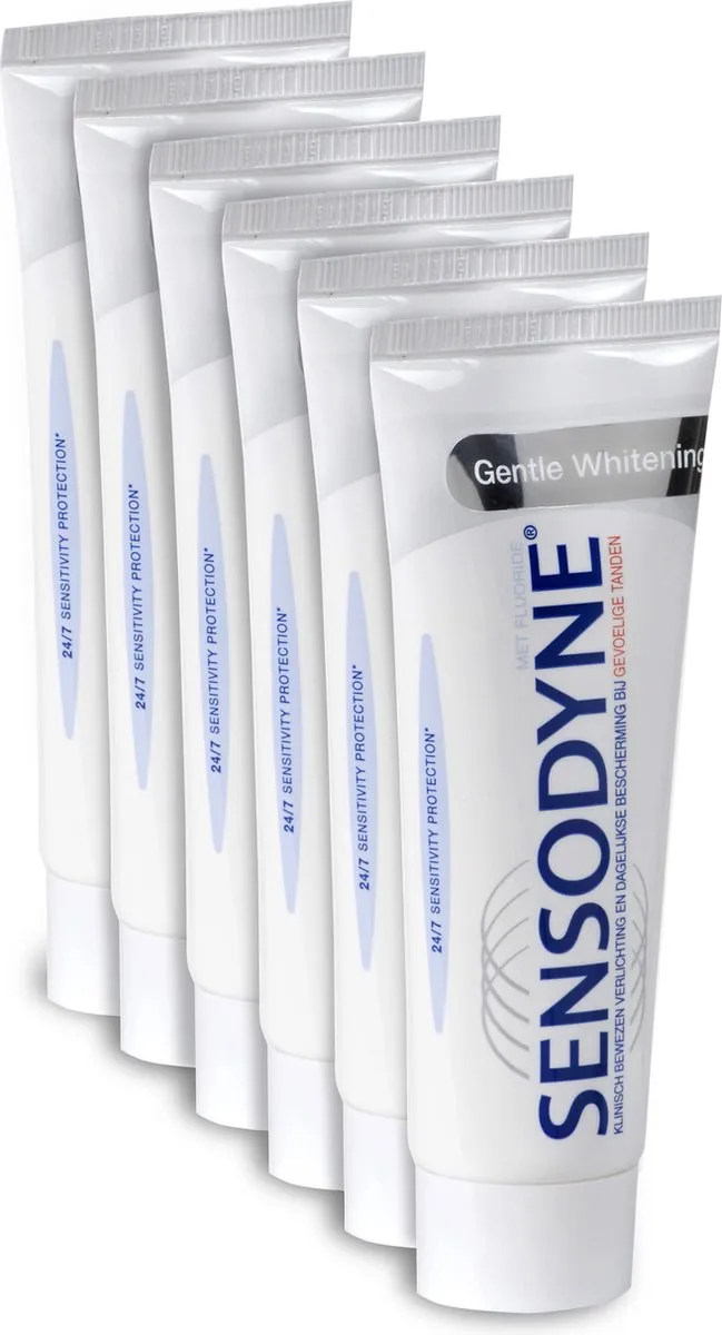 Sensodyne Gentle Whitening Tandpasta - 6x75ml