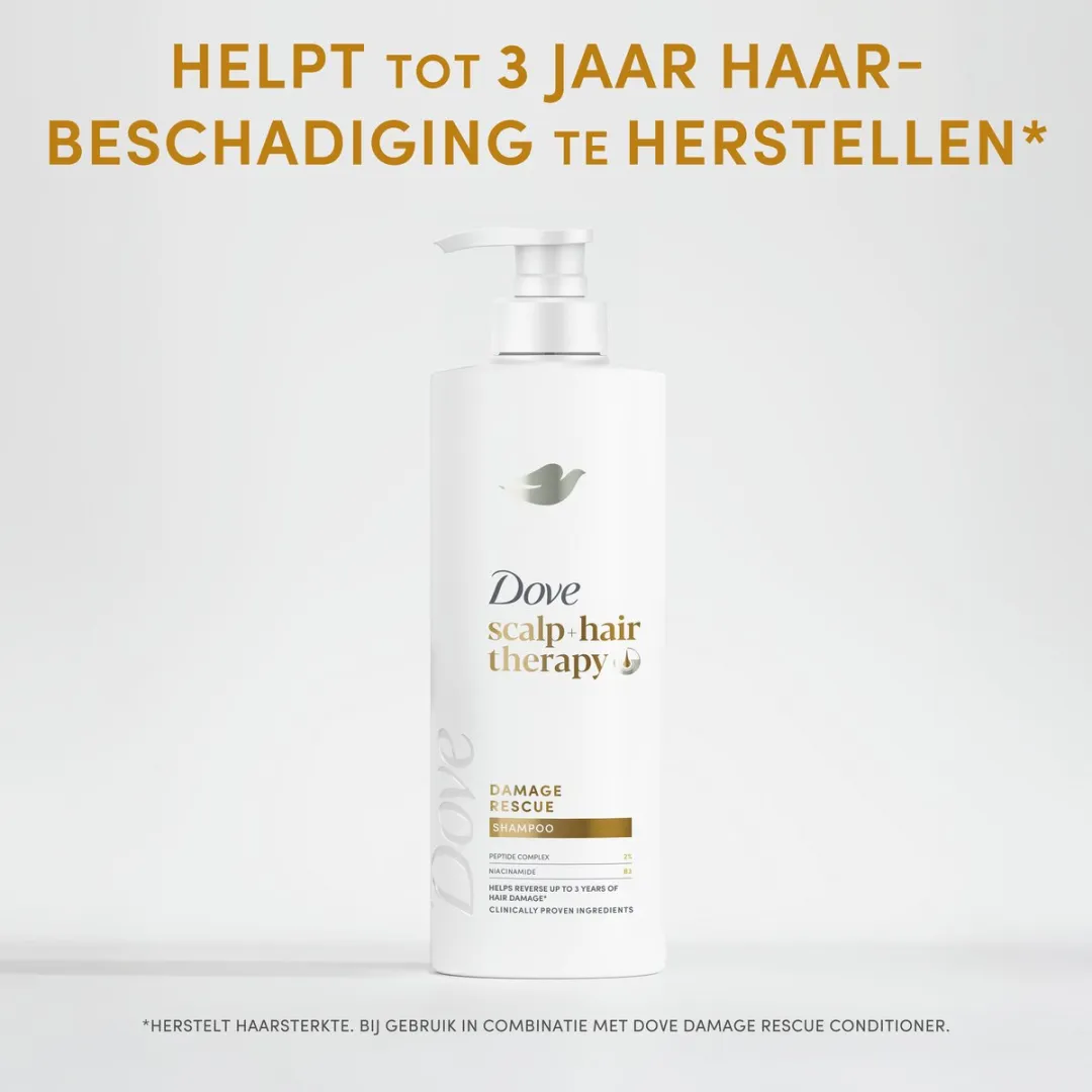 Dove Scalp + Hair Therapy Shampoo Schadeherstel 400ml