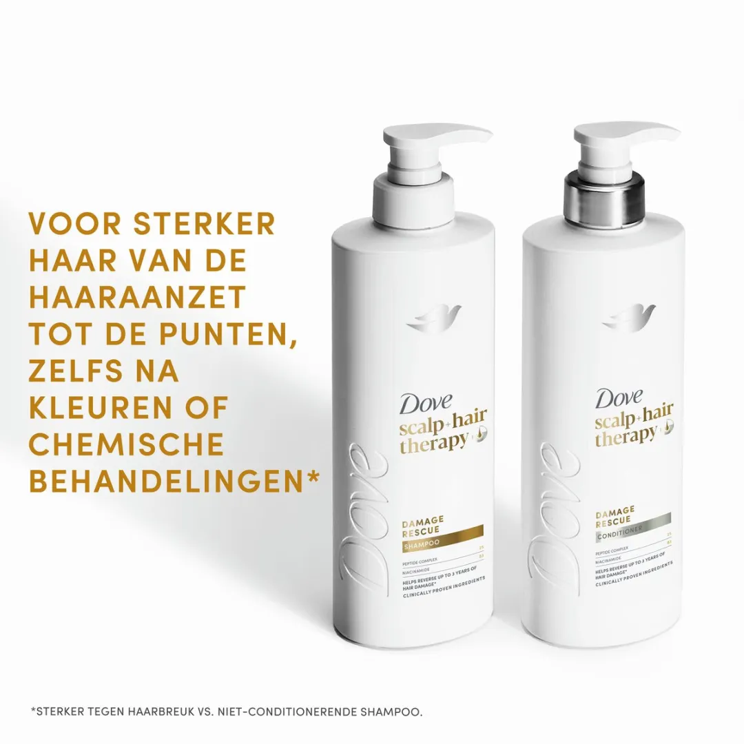 Dove Scalp + Hair Therapy Shampoo Schadeherstel 400ml