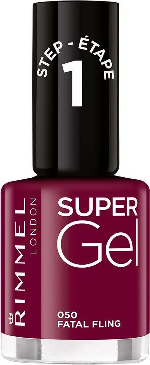Rimmel London SuperGel Nagellak 050 Fatal Fling - 12ml