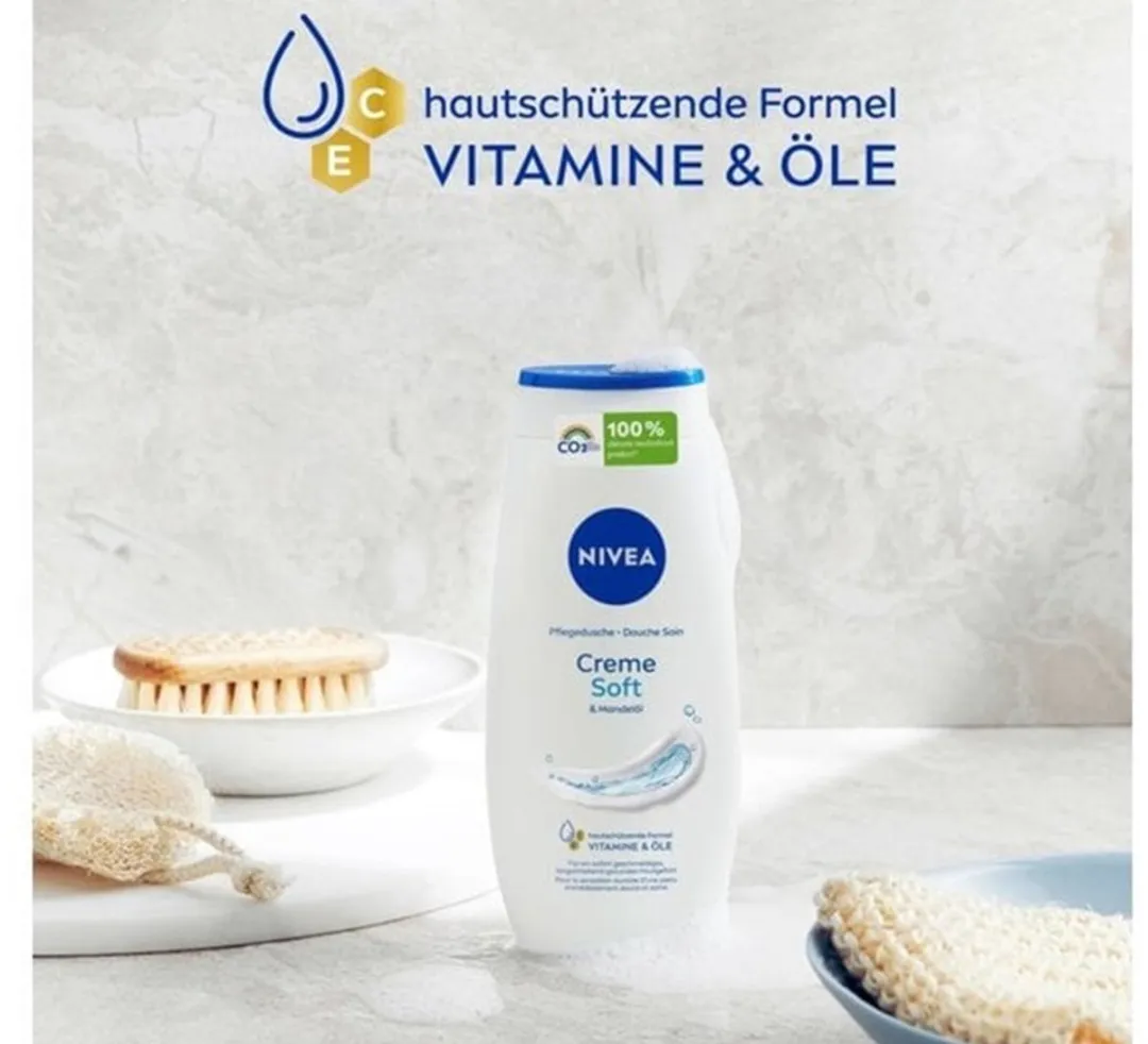 NIVEA Douchegel Care & Almond Oil - 4x250ml