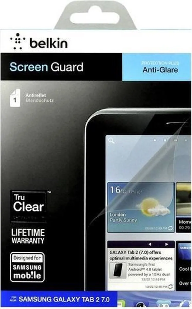Belkin Screen Guard F8N840CW - Transparant