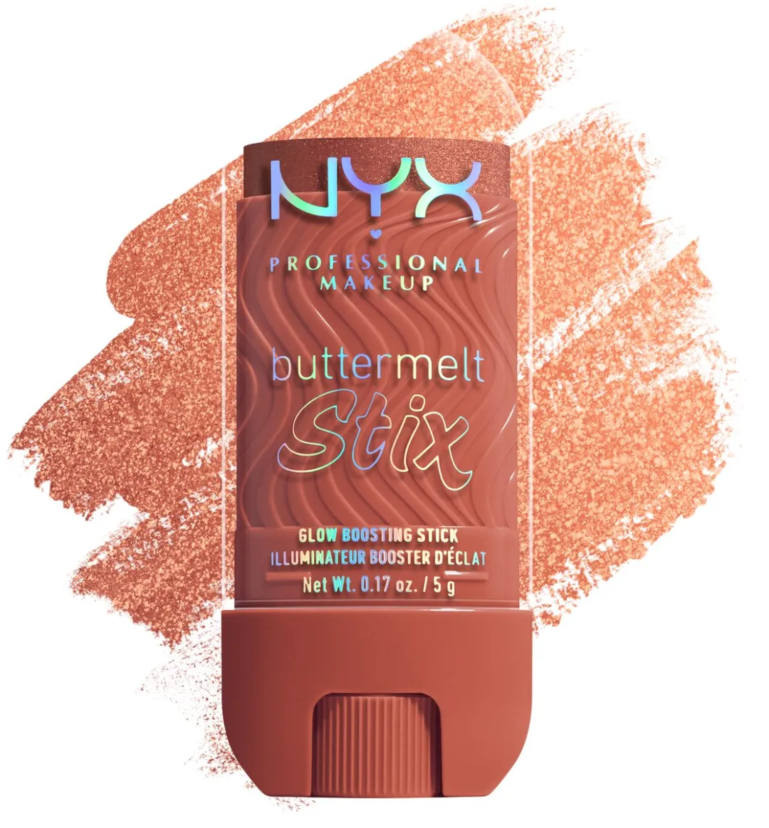 NYX Professional Makeup Buttermelt Highlighter Stix LEFT ON MELT - 5g - afbeelding 6 van 6