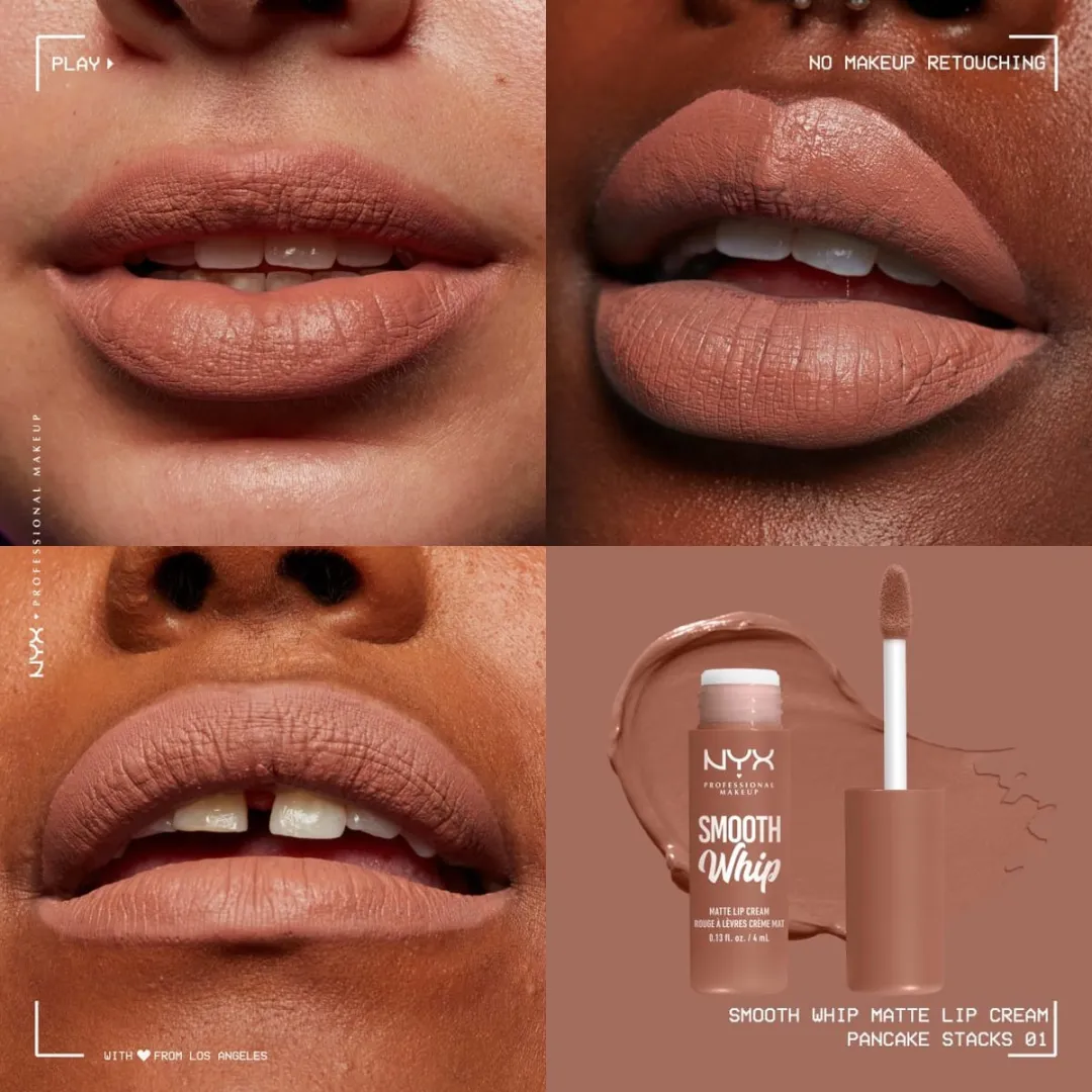 NYX Smooth Whip Matte Lip Cream Pancake Stacks - 4ml