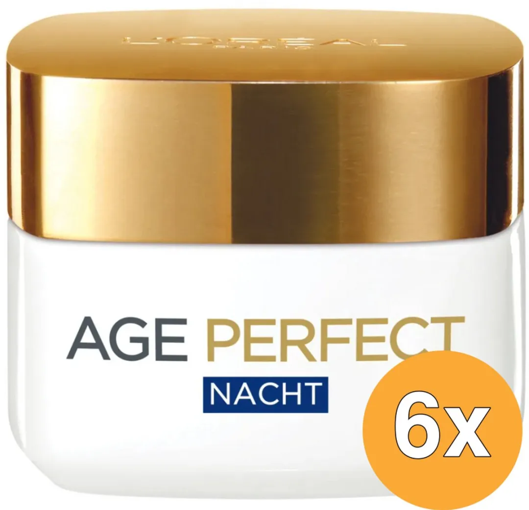 L'Oréal Paris Age Perfect Nachtcrème 6x50ml