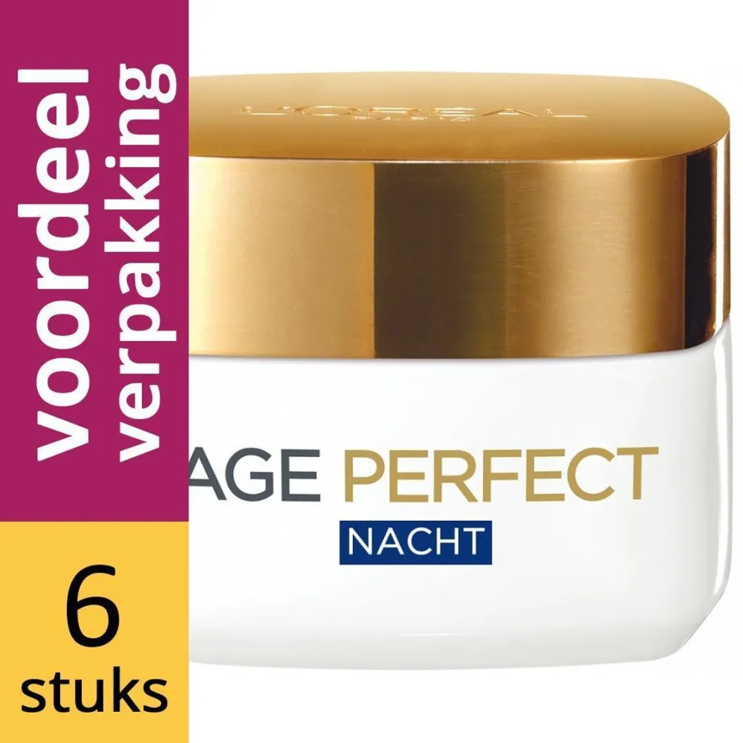 L'Oréal Paris Age Perfect Nachtcrème 6x50ml - afbeelding 6 van 6