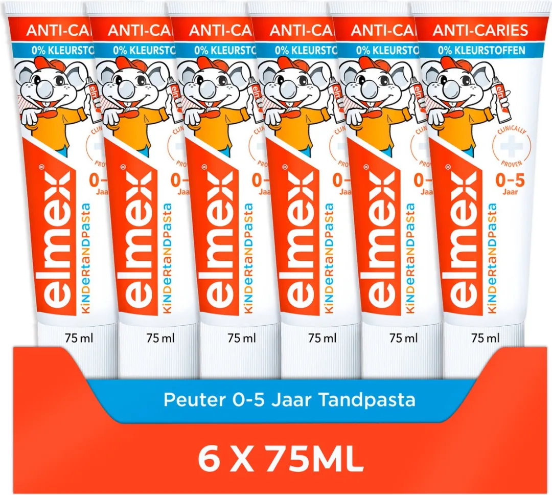 Elmex Peuter Tandpasta 6x75ml