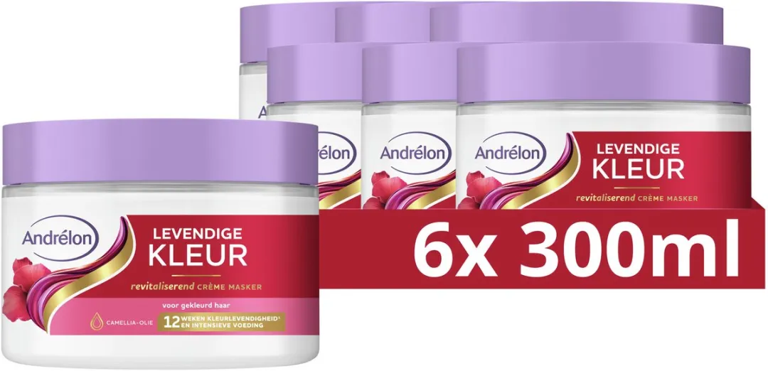 Andrélon Creme Haarmasker Levendige Kleur