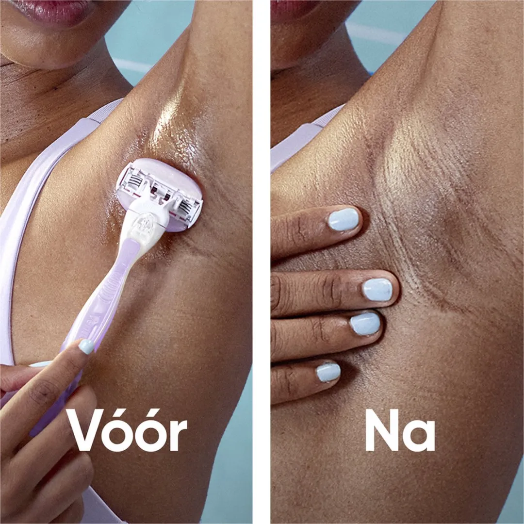 Gillette Venus ComfortGlide Breeze Scheermesjes 3-delig - 8 Stuks - Paars - afbeelding 6 van 6