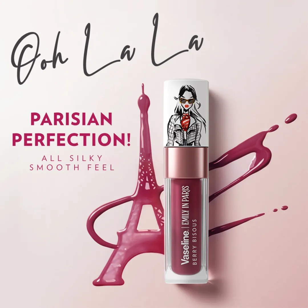 Vaseline x Emily in Paris Lip Oil Berry Bisous - 4g