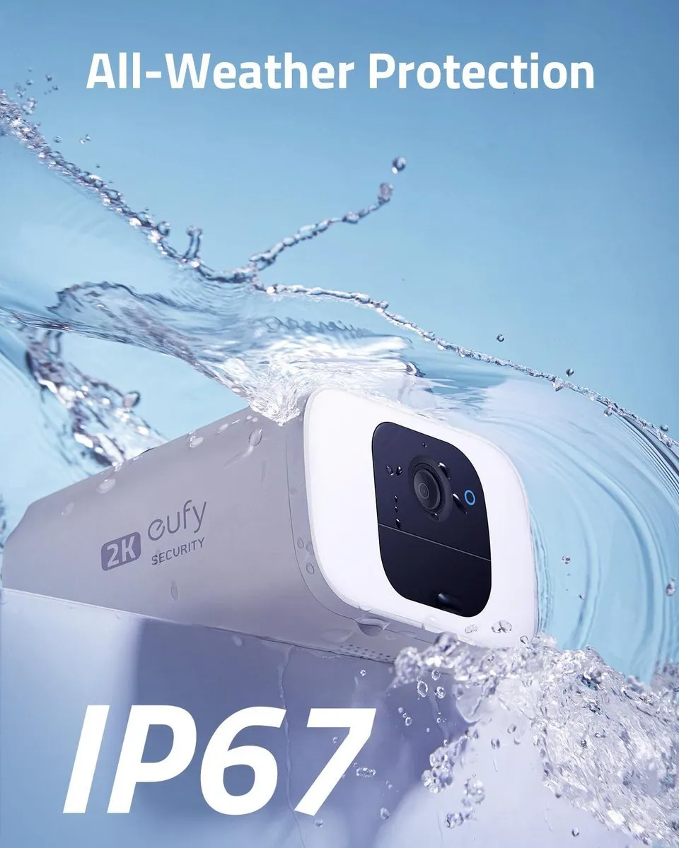 Eufy SoloCam S40 Spotlight Cam Solar 2K - Wit