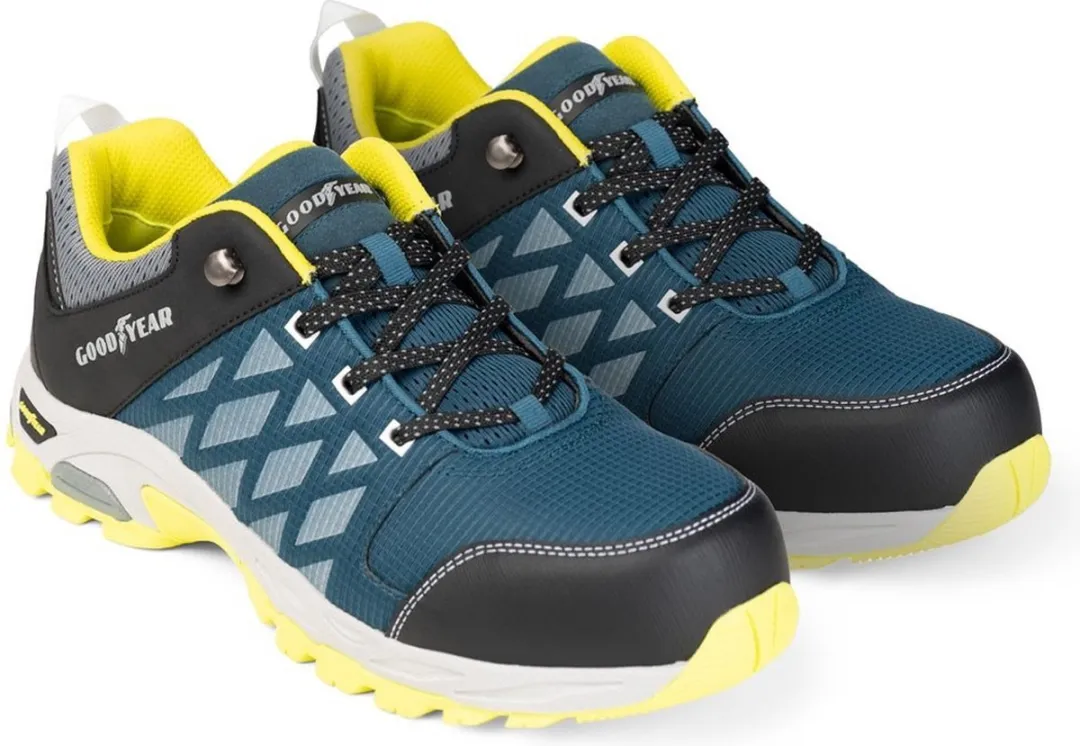 Goodyear - Gyshu1662 Sicherheitsschuhe S1P Safety Footwear Petrol/Yellow 41