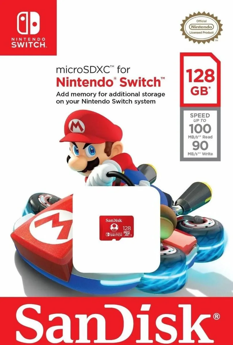SanDisk Extreme MicroSDXC 128GB - Nintendo Switch - afbeelding 6 van 6