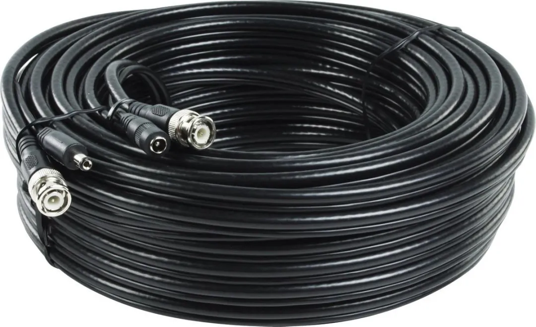 Konig BNC-kabel met DC-voeding 30m - 1 Stuk