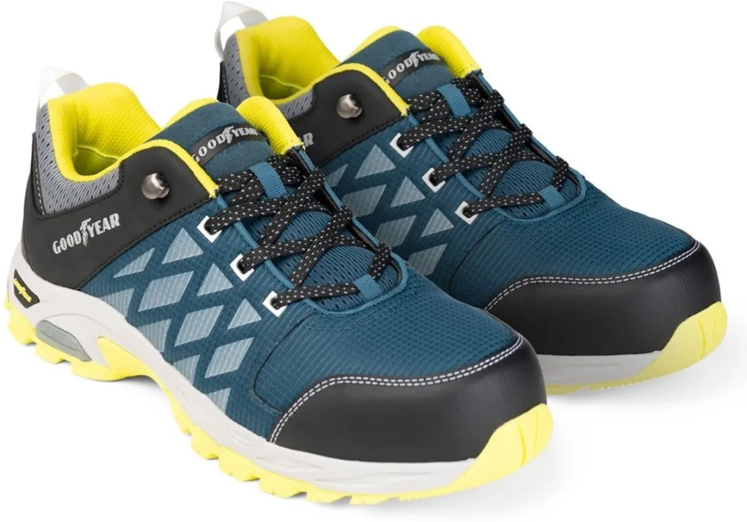 Goodyear Gyshu1662 Veiligheidsschoenen S1P - 40 - Petrol/Geel