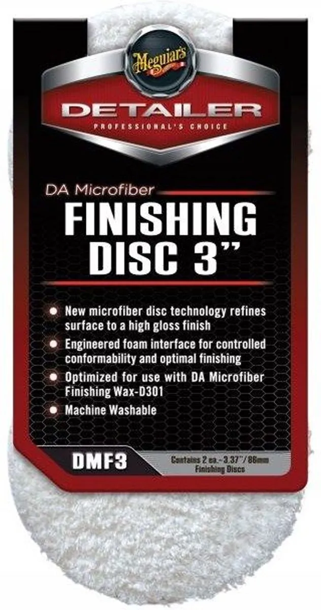 Meguiars Professional DA Microfiber Finishing Disc Pad 80mm