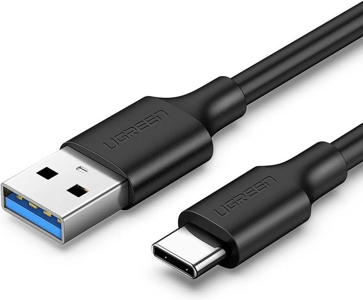 UGREEN 20882 USB naar USB-C Kabel 1m - Zwart