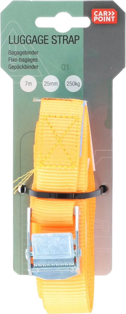 Carpoint Spanband 25mm x 7m - 250kg - Oranje