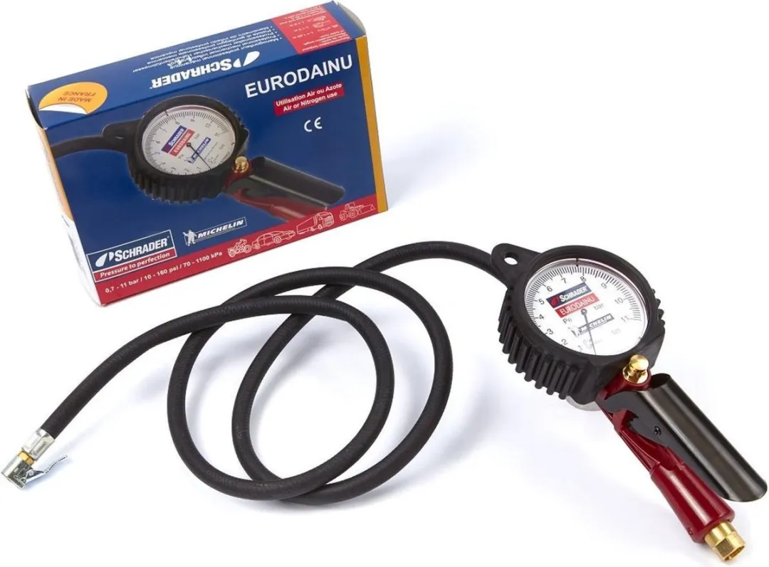 Michelin Schrader Eurodainu Bandenvulmeter R-1821-Z 0,7-11 bar