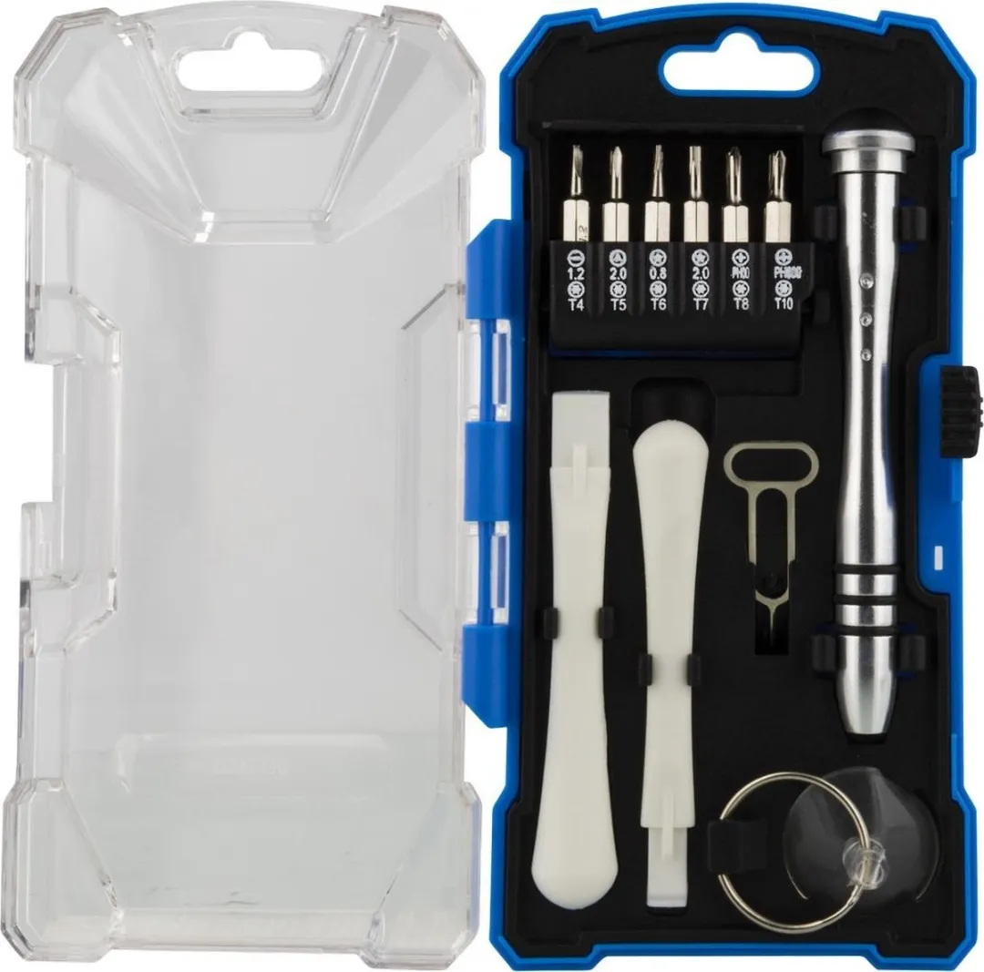 Deltaco VK-50 Smartphone Reparatieset - 17-delig - Grijs