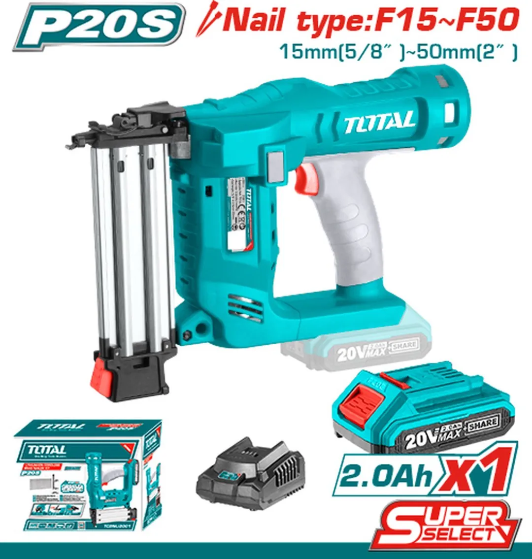 Total Spijkerpistool Tacker 20V 2,0Ah