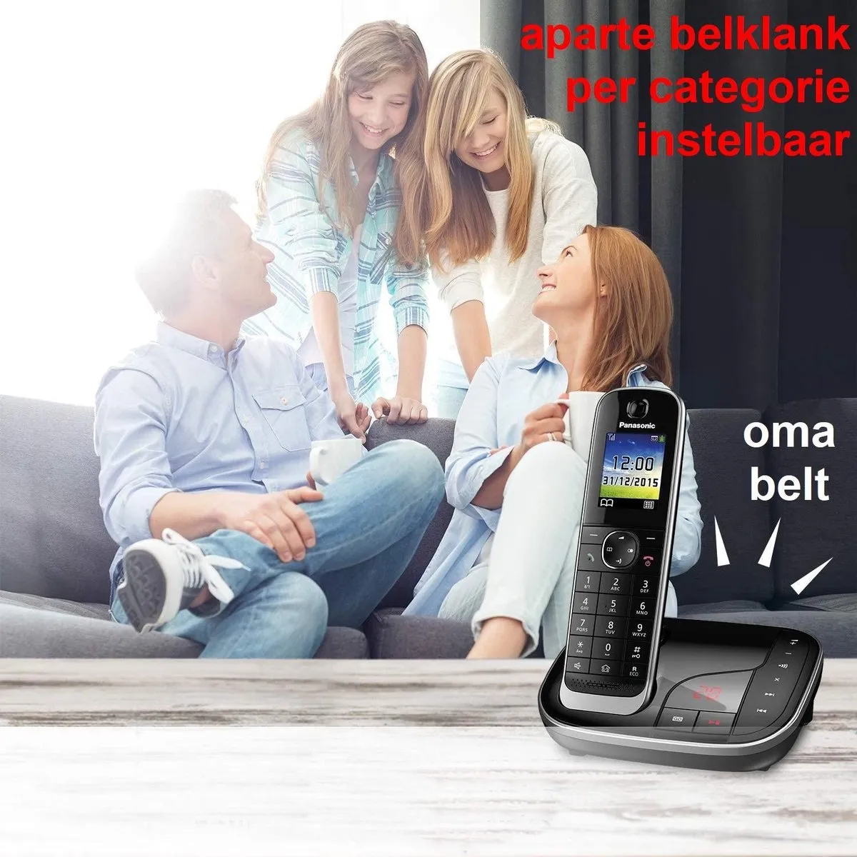 Panasonic KX-TGJ310GB DECT Telefoon - Zwart