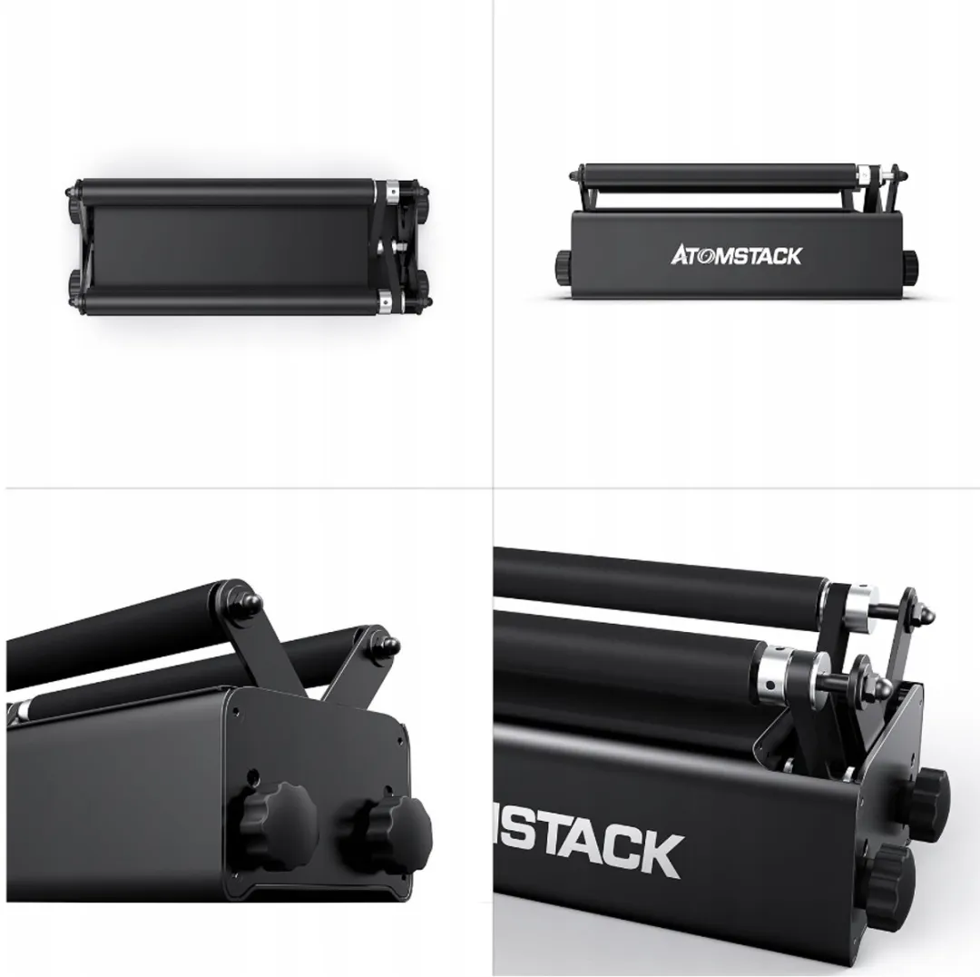 ATOMSTACK R3 Pro Rotatie-eenheid Graveerlaser - 360° - voor bekers/flesjes