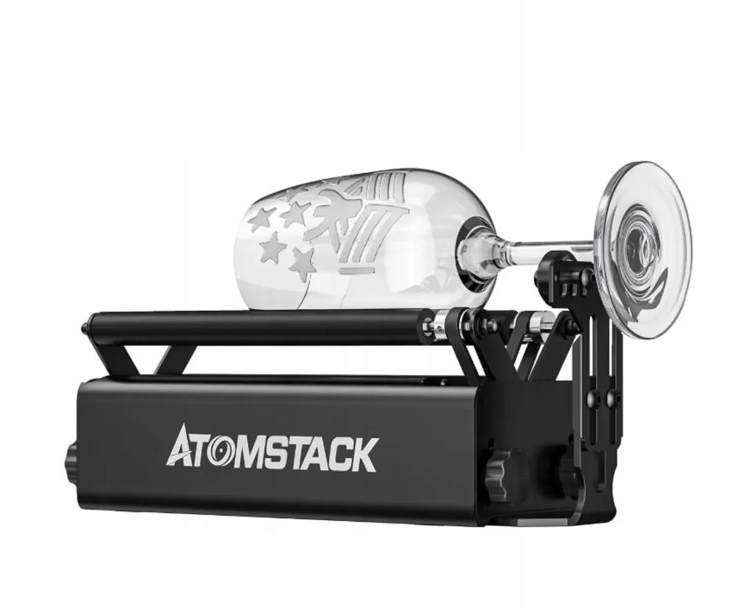 ATOMSTACK R3 Pro Rotatie-eenheid Graveerlaser - 360° - voor bekers/flesjes