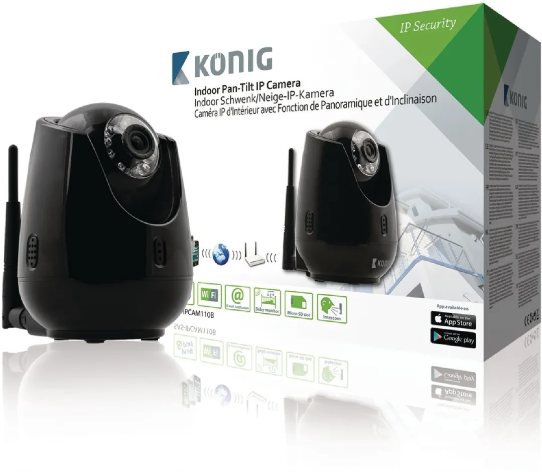 König SAS-IPCAM110B IP-Bewakingscamera
