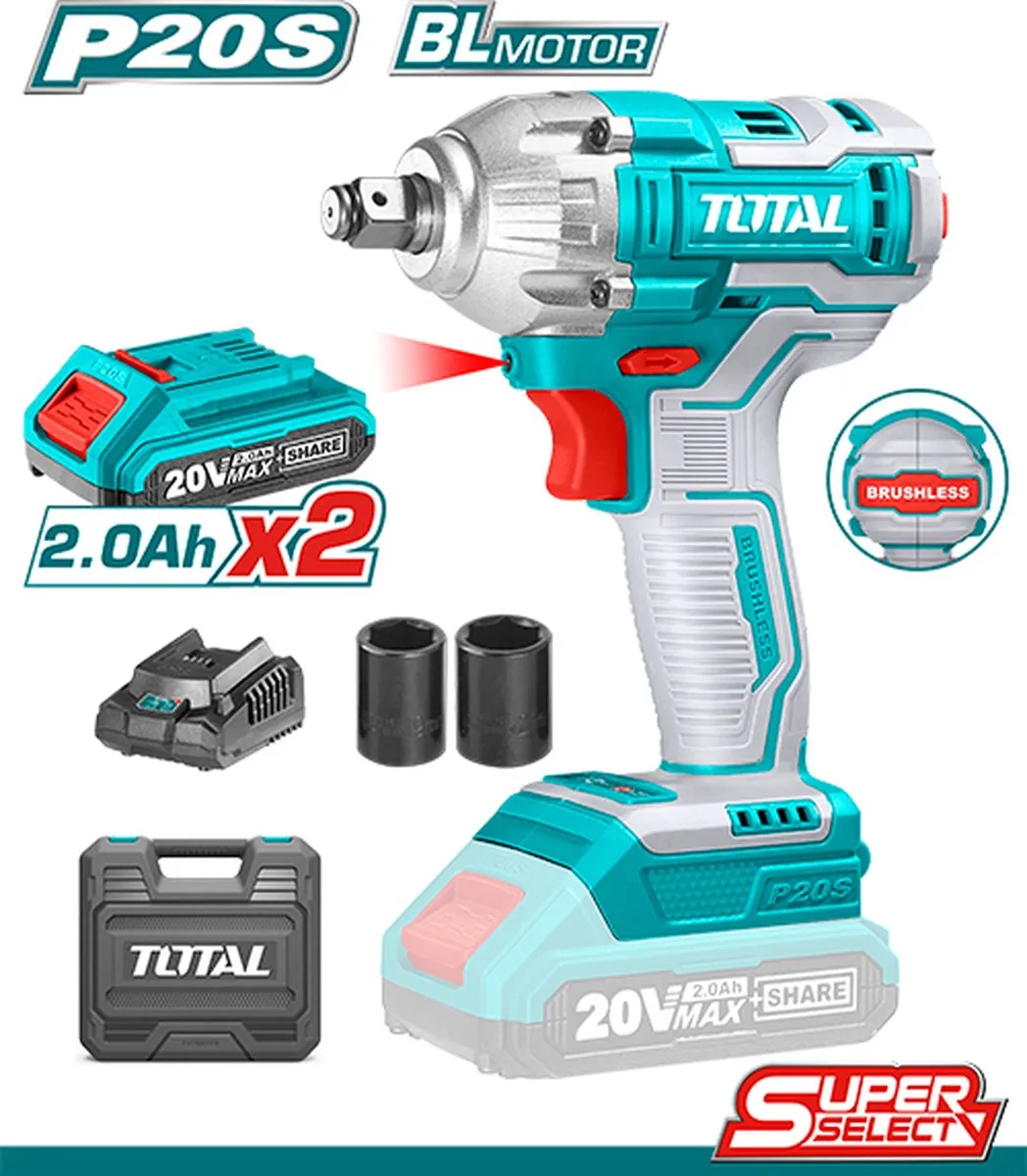 Total P20S Slagmoersleutel 20V