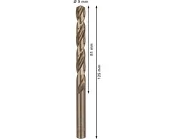 Bosch Professional ST. LINE HSS-CO Metaalboren 9mm - 5 Stuks