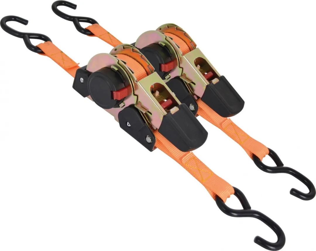 Carpoint Spanband Automatisch 3m - 25mm - 325kg - 2 Stuks - Oranje