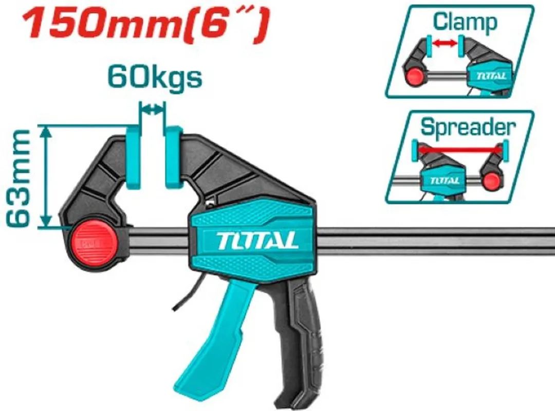 Total Lijmklem 150mm