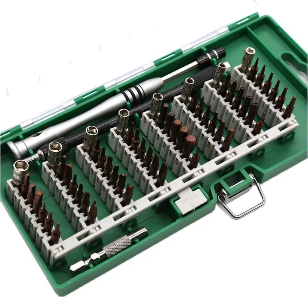 Deltaco VK-55 Smartphone Reparatieset 58-delig - Precisie CRV - Groen - afbeelding 2 van 3