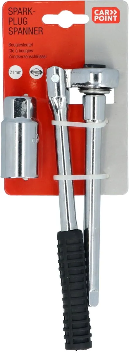 Carpoint Bougiesleutel-ratel 21mm - Aluminium