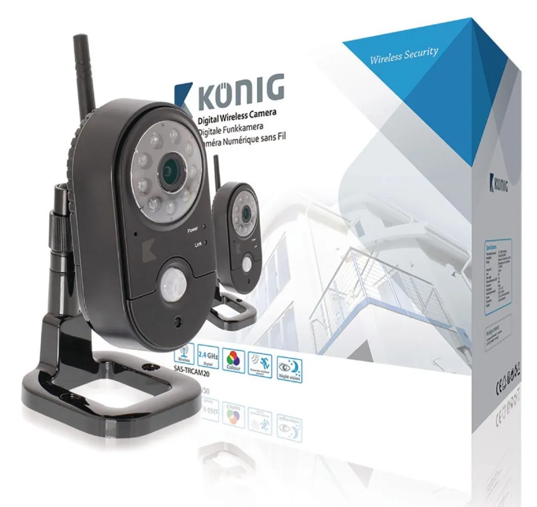 König SAS-TRCAM20 Draadloze Bewakingscamera