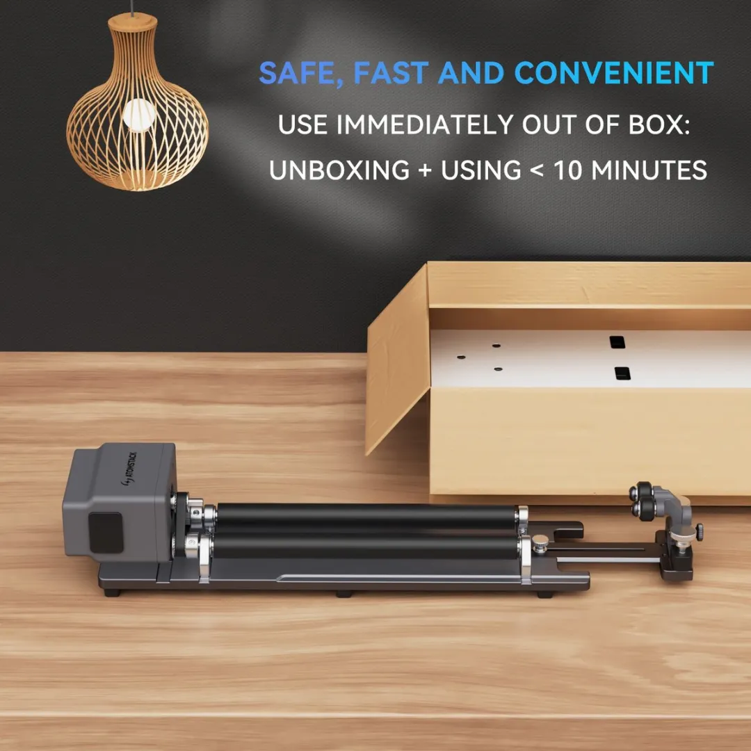 AtomStack R6 Roterende Roller - 0–120mm Diameter - Hurricane compatibel