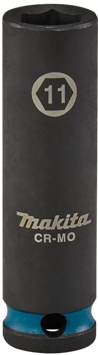 Makita E-16287 Impact Black Krachtdop 11mm - Teal/Zwart
