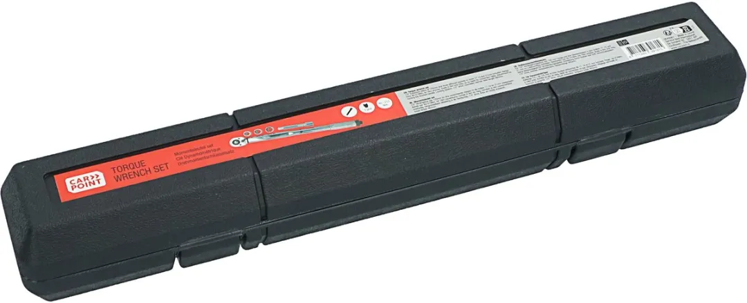 Carpoint Momentsleutelset 40-210Nm 5-delig - 17/19/21mm - Grijs