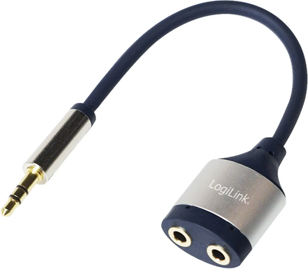 Logilink CA1100 Jackplug Audio Adapter - 2x Vrouwelijk 3,5mm