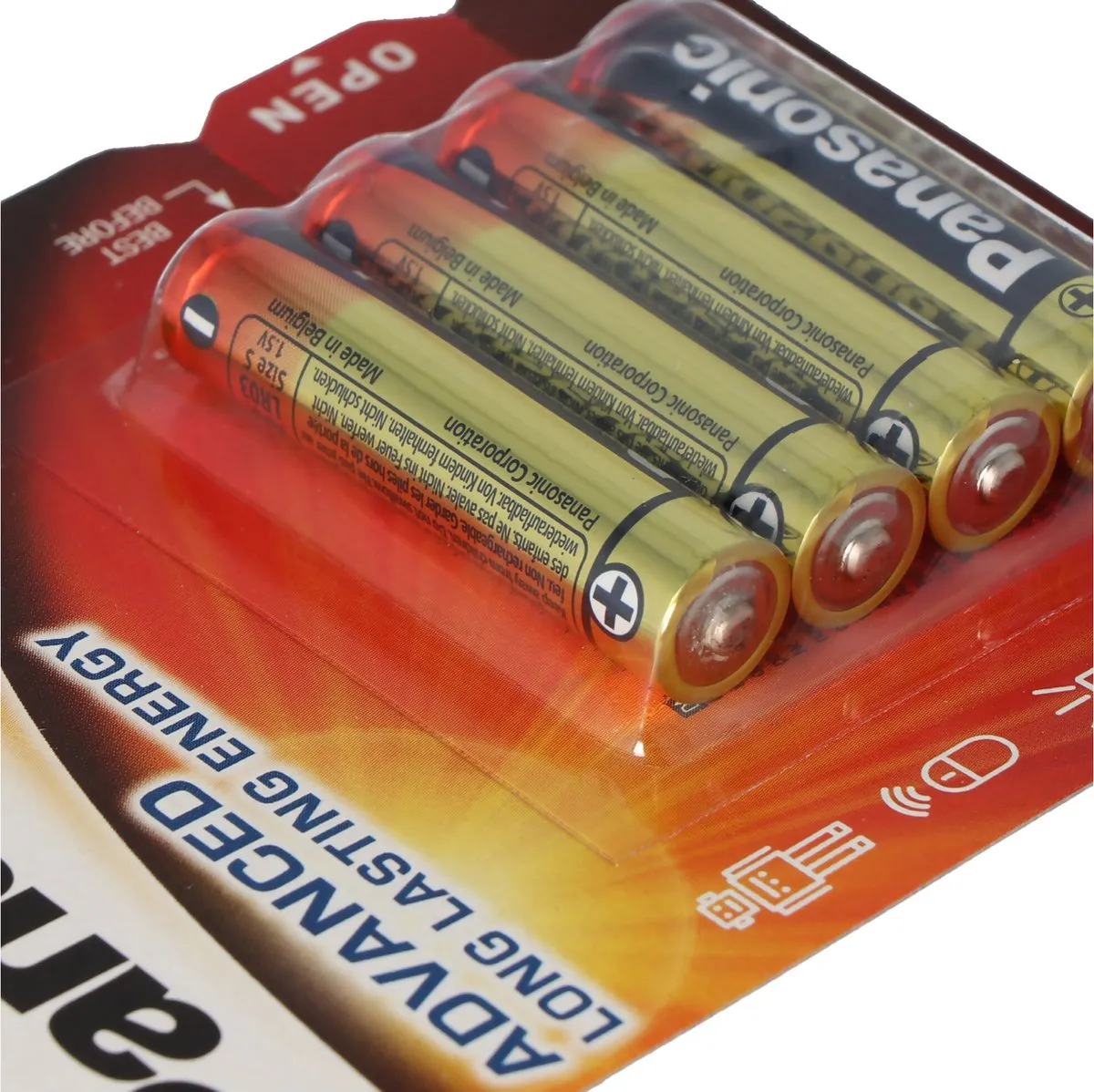 Panasonic AAA Pro Power Batterijen - 4 Stuks