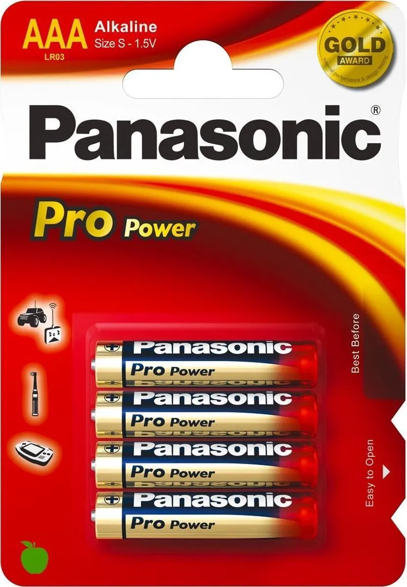 Panasonic AAA Pro Power Batterijen - 4 Stuks - afbeelding 6 van 6